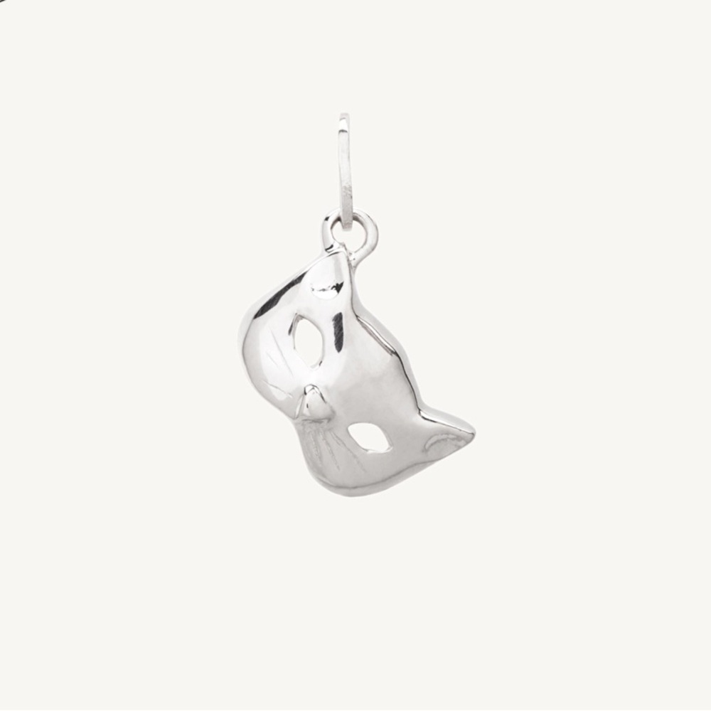 Catbird Silver Kitten mask Charm